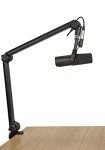 Desk-Mounted Microphone Boom Stand for Podcasts