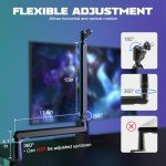 FIFINE Low Profile Adjustable Microphone Boom Arm