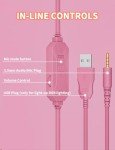 Shure S25 Pink Cat Ear Gaming Headset