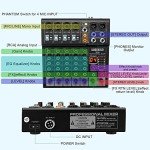 6-Channel DJ Audio Mixer with 16 Effects