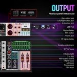 BAXS 6-Channel Professional Audio Mixer with Bluetooth