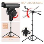 Ramzi Double Support Tripod Microphone Stand with Bag