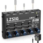 Shure Mini Audio Mixer with 4 Channels