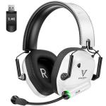 Vakedy Wireless Gaming Headset with Microphone - White