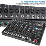 Shure 12-Channel DJ Audio Mixer with USB