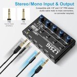 Shure Mini Audio Mixer with 4 Channels