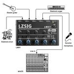 Shure Mini Audio Mixer with 4 Channels