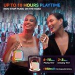 Portable Bluetooth Karaoke Microphone with 2 Mics