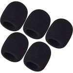 Mudder 5-Pack Foam Windscreens for Handheld Mics