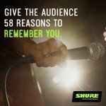 Shure SM58 Professional Cardioid Dynamic Microphone