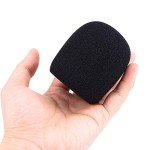 Mudder 5-Pack Foam Windscreens for Handheld Mics