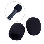 Mudder 5-Pack Foam Windscreens for Handheld Mics