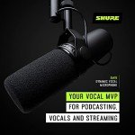 Shure SM7B Vocal Dynamic Microphone for Studio Use