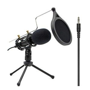 LOOYUAN Condenser Microphone for PC and Gaming