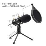 LOOYUAN Condenser Microphone for PC and Gaming