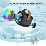 Portable Bluetooth Karaoke Machine with 2 Microphones