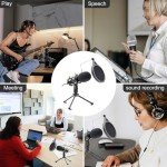 LOOYUAN Condenser Microphone for PC and Gaming