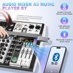 Shure 4-Channel USB DJ Mixer with Effects