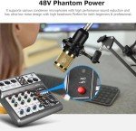 Aveek 5-Channel USB Bluetooth Audio Mixer