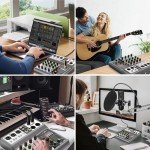 Aveek 5-Channel USB Bluetooth Audio Mixer