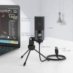 FIFINE K669B USB Condenser Microphone for Streaming