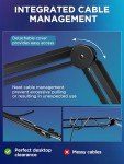 InnoGear Microphone Boom Arm with Cable Management