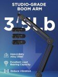 InnoGear Microphone Boom Arm with Cable Management