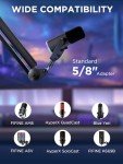 InnoGear Microphone Boom Arm with Cable Management