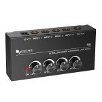 FIFINE Low-Noise 4-Channel Audio Mixer N5