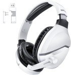 WolfLawS Wireless Gaming Headset with Noise-Canceling Mic