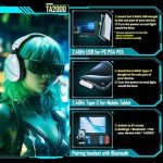 WolfLawS Wireless Gaming Headset with Noise-Canceling Mic