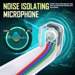 WolfLawS Wireless Gaming Headset with Noise-Canceling Mic