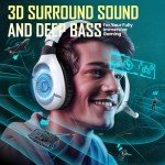 WolfLawS Wireless Gaming Headset with Noise-Canceling Mic