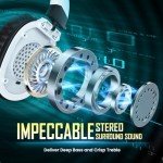 WolfLawS Wireless Gaming Headset with Noise-Canceling Mic