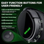 WolfLawS Wireless Gaming Headset with Noise Cancelling Microphone
