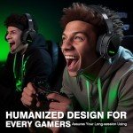 WolfLawS Wireless Gaming Headset with Noise Cancelling Microphone
