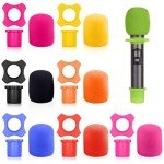 Colorful Shakeproof Microphone Foam Windscreen Covers