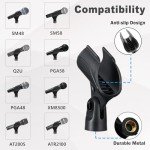 Shure Microphone Clip Holder with Screw Adapter - 2-Pack