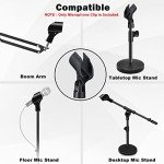 Shure Microphone Clip Holder with Screw Adapter - 2-Pack