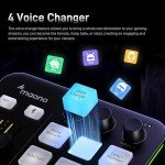 MAONO Gaming Mixer with Bluetooth and Phantom Power
