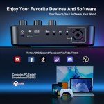 MAONO Gaming Mixer with Bluetooth and Phantom Power