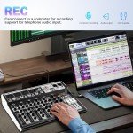 6-Channel Bluetooth Audio Mixer with DSP Effects