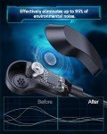 Vakedy Wireless Gaming Headset with Microphone - White