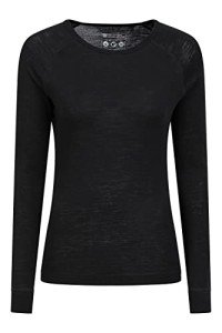 Women's Merino Thermal Baselayer Top - Lightweight & Breathable