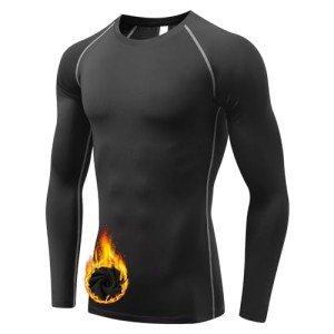 Men's Thermal Long Sleeve Quick-Dry Base Layer