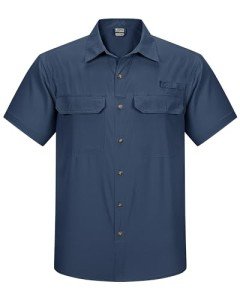 Men's Lightweight Quick Dry Hiking Shirt - Navy Blue