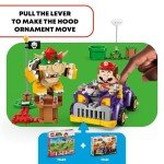 LEGO Super Mario Bowser’s Muscle Car Expansion Set, Collectible Bowser Toy for Kids, Gift for Boys, Girls and Gamers Ages 8 and Up, 71431