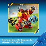 LEGO Sonic The Hedgehog Sonic vs. Dr. Eggman’s Death Egg Robot Building Toy for Sonic Fans and 8 Year Old Gamers, Includes Speed Sphere and Launcher Plus 6 Sonic Figures for Creative Role Play, 76993