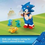 LEGO Sonic The Hedgehog Sonic vs. Dr. Eggman’s Death Egg Robot Building Toy for Sonic Fans and 8 Year Old Gamers, Includes Speed Sphere and Launcher Plus 6 Sonic Figures for Creative Role Play, 76993