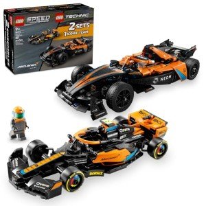 LEGO Technic & Speed Champions McLaren Racing Pack Building Toys Set - Race Cars Toys for Kids, Boys & Girls, Ages 9+ - Gift Ideas for Birthdays - 66792